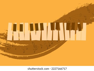 cover design, piano art, Business Presentation Vector Template Used For Decoration, Advertising Design, Website Or Publication, Banner And Poster, Cover And Brochure, Flyer