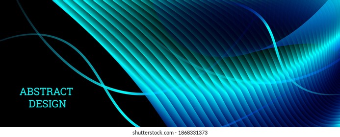 Cover design. Plates with colored metallic sheen, gradient. Creative background, wallpaper, magazine cover. EPS vector