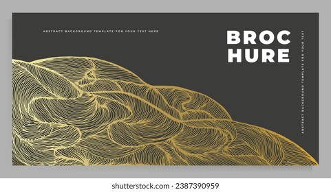 Cover design for portfolio, booklet, poster, book, magazine, folder, booklet, brochure, catalog. Vector template with graphic abstract texture.