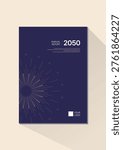 A cover design with pretty line patterns