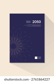 A cover design with pretty line patterns