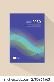 A cover design with pretty line patterns