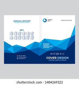 Cover design for product presentation, creative layout of booklet cover, catalog, flyer, trendy design for printed products