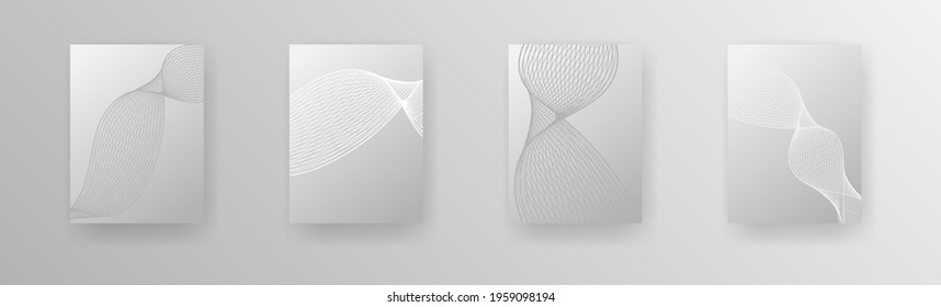 Cover design set. Vector illustration. Abstract background template collection. Poster or banner modern design.