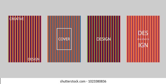 Cover design size A4 template. Creative geometric pattern. Vector modern design abstract halftone background.