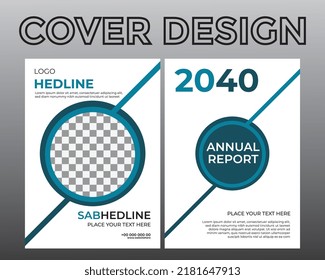 Plantilla de diseño de portada , .