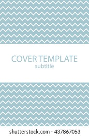 Cover design template in A4 size. Modern universal cover design. Vector illustration.