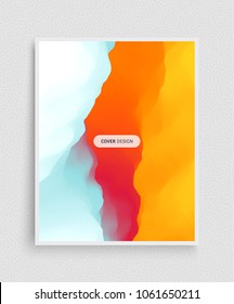 Cover design template. Abstract background. Modern Pattern. Vector Illustration.