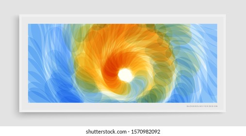 Cover design template. Abstract background with dynamic effect. Motion vector Illustration for business card, banner or presentation. 