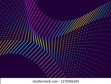 Cover Design Template. Abstract Backgrounds with Distortion of Geometric Shapes. Trendy Covers with Gradient for Magazine, Book.