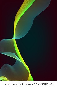 Cover Design Template. Abstract Backgrounds with Distortion of Geometric Shapes. Trendy Covers with Gradient for Magazine, Book.