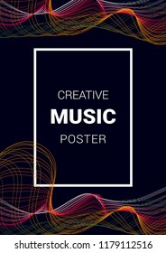 Cover Design Template. Abstract Backgrounds with Distortion of Geometric Shapes. Trendy Covers with Gradient for Magazine, Book.