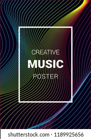 Cover Design Template. Abstract Backgrounds with Distortion of Geometric Shapes. Trendy Covers with Gradient for Magazine, Book.