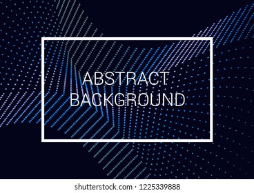 Cover Design Template. Abstract Backgrounds with Distortion of Geometric Shapes.
