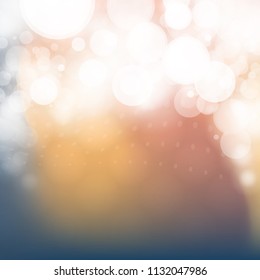 Plantilla de diseño de portada con fondo abstracto, borroso y colorido - blanco marrón y brillante