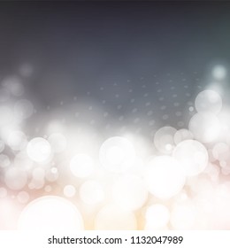 Modelo de design de capa com fundo abstrato, borrado, colorido - preto sombreado e branco brilhante