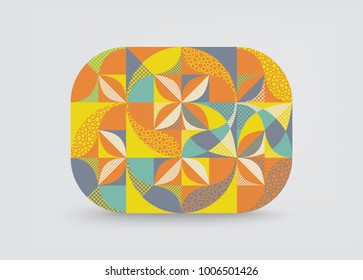 Cover design template. Abstract colorful geometric design. Vector illustration. Can be used for advertising, marketing, presentation.