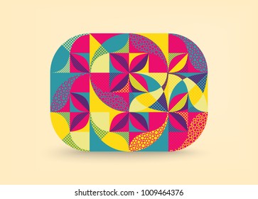 Cover design template. Abstract colorful geometric design. Vector illustration. Can be used for advertising, marketing, presentation.