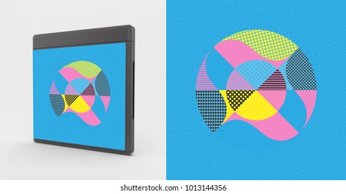 Cover design template. Abstract colorful geometric design. Vector illustration. Can be used for advertising, marketing, presentation.