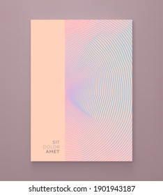 Cover design template. Abstract digital wave with dynamic particles. Sound wave. Big data visualization. 3d vector illustration for business, science or technology.