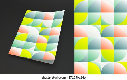 Cover design template. Abstract geometric design. Pattern can be used as a template for brochure, annual report, magazine, poster, presentation, flyer and banner.