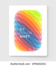 Cover design template. Abstract geometric design. Vector illustration made of various overlapping elements. Applicable for banners, placards, posters, flyers. 
