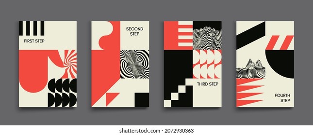 Cover design template. Abstract geometric pattern. Vector illustration for brochure, flyer, cover, poster, presentation, portfolio or banner.