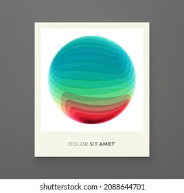 Cover design template. Abstract geometric design. Vector illustration made of various overlapping elements. Applicable for banners, placards, posters, flyers. 