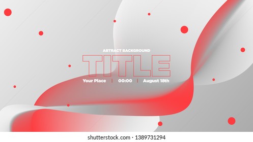 Cover Design Template. Abstract gradients waves background. Vector psychedelic background for flyer or brochure.