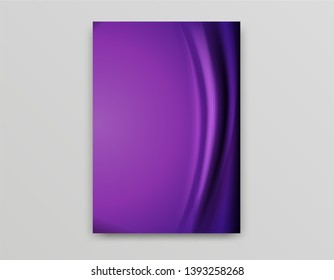 Cover design template with abstract modern art color and gradient style on background for decoration presentation, brochure, catalog, poster, book, magazine, banner, folder, etc. - Vector