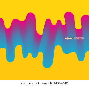 Cover design template. Abstract wavy background for banner, flyer and poster. Dynamic effect. Vector illustration. Can be used for advertising, marketing, presentation.