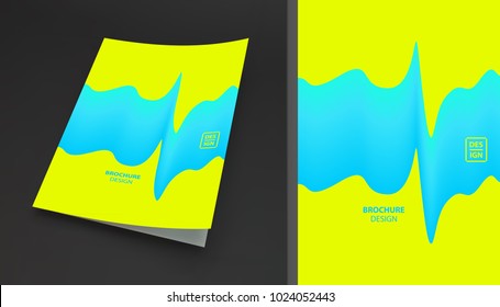Cover design template. Abstract wavy background for banner, flyer and poster. Dynamic effect. Vector illustration. Can be used for advertising, marketing, presentation.