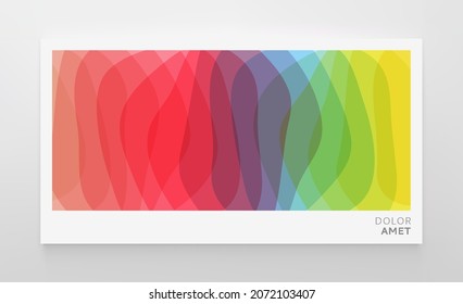 Plantilla de diseño de portada. Resumen de fondo ondulado con efecto dinámico. Ilustración vectorial 3d para folletos, banners, volantes o presentaciones.
