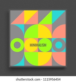 Cover design template for advertising. Abstract colorful geometric design. Pattern can be used as a template for brochure, annual report, magazine, poster, presentation, flyer and banner.