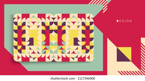 Cover design template for advertising. Abstract colorful geometric design. Pattern can be used as a template for brochure, annual report, magazine, poster, presentation, flyer and banner.