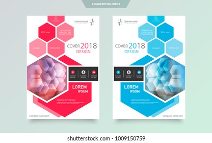 Cover design template for annual report. Abstract modern vector illustration. Cover presentation on a4. Abstract presentation templates. Flyer text font. Ad flyer text. White a4 brochure cover design.