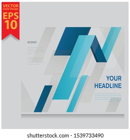 Cover design template for annual report. Abstract modern city vector illustration. Cover presentation on a4. Abstract presentation templates. Flyer text font. Ad flyer text. White a4 brochure 