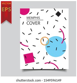 Cover design template for annual report. Abstract modern vector illustration. Cover presentation on a4. Abstract presentation templates. Flyer text font. Ad flyer text. White a4 brochure cover design 
