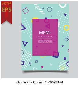 Cover design template for annual report. Abstract modern vector illustration. Cover presentation on a4. Abstract presentation templates. Flyer text font. Ad flyer text. White a4 brochure cover design 