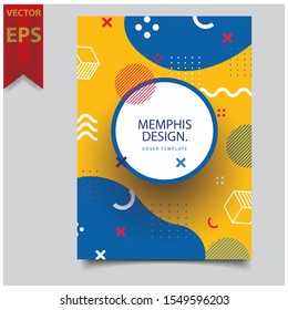 Muster für die Gestaltung des Jahresberichts. Abstrakte moderne Vektorgrafik. Titelpräsentation auf einer 4. Abstrakte Präsentationsvorlagen. Schriftart für Flyer-Text. Werbetext. Weißes Design der A4-Broschüre 