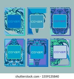 Cover design template for annual report. Abstract modern vector illustration. Cover presentation on a4. Abstract presentation templates. Flyer text font. Ad flyer text. White a4 brochure cover design.