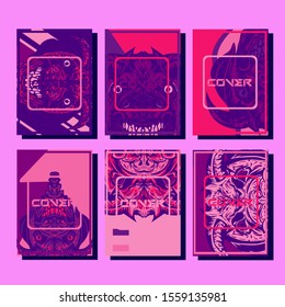 Cover design template for annual report. Abstract modern vector illustration. Cover presentation on a4. Abstract presentation templates. Flyer text font. Ad flyer text. White a4 brochure cover design.