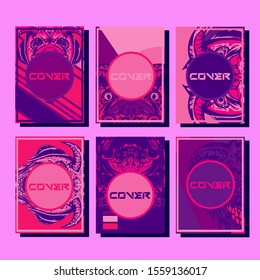 Cover design template for annual report. Abstract modern vector illustration. Cover presentation on a4. Abstract presentation templates. Flyer text font. Ad flyer text. White a4 brochure cover design.