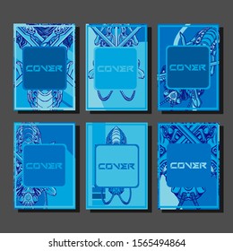 Cover design template for annual report. Abstract modern vector illustration. Cover presentation on a4. Abstract presentation templates. Flyer text font. Ad flyer text. White a4 brochure cover design.