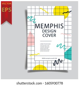 Cover design template for annual report. Abstract modern vector illustration. Cover presentation on a4. Abstract presentation templates. Flyer text font. Ad flyer text. White a4 brochure cover design