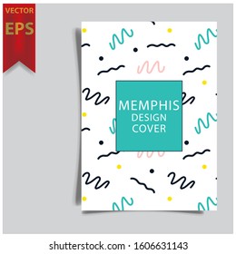 Cover design template for annual report. Abstract modern vector illustration. Cover presentation on a4. Abstract presentation templates. Flyer text font. Ad flyer text. White a4 brochure cover design
