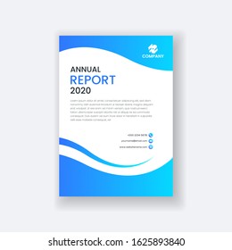 Cover design template for annual report. Abstract modern vector illustration. Cover presentation on a4. Abstract presentation templates. Flyer text font. Ad flyer text. White a4 brochure cover design.