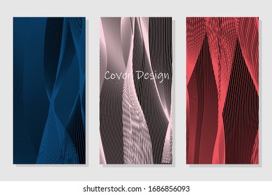 Cover design template for annual report. Leaflet cover presentation, book cover templates. Cover presentation on a4.