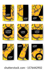 Cover design template for book or brochure