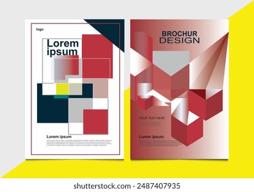 Cover Design Vorlage und Broschüren Design Vorlage